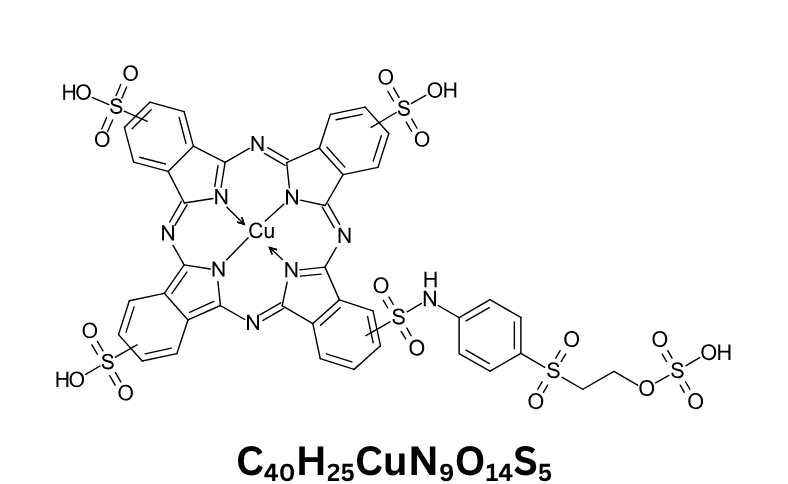 Reactive Blues Chemical Formula